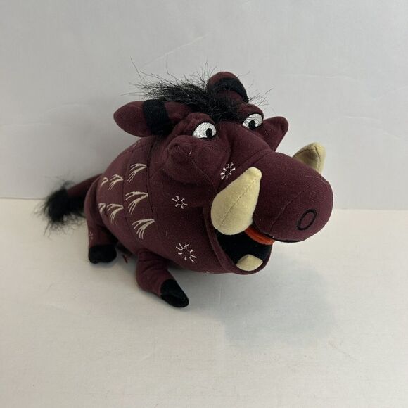 Lion King Broadway Musical Pumbaa Plush 10” Stuffed Animal Toy Disney Warthog - Picture 1 of 5
